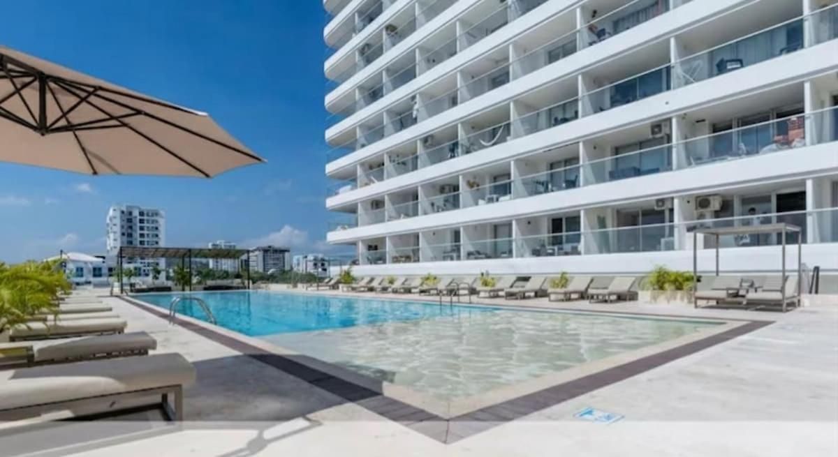 Luxury View 2 Min Airport Apartamento Cartagena