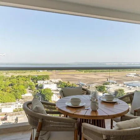 Luxury View 2 Min Airport Apartamento *